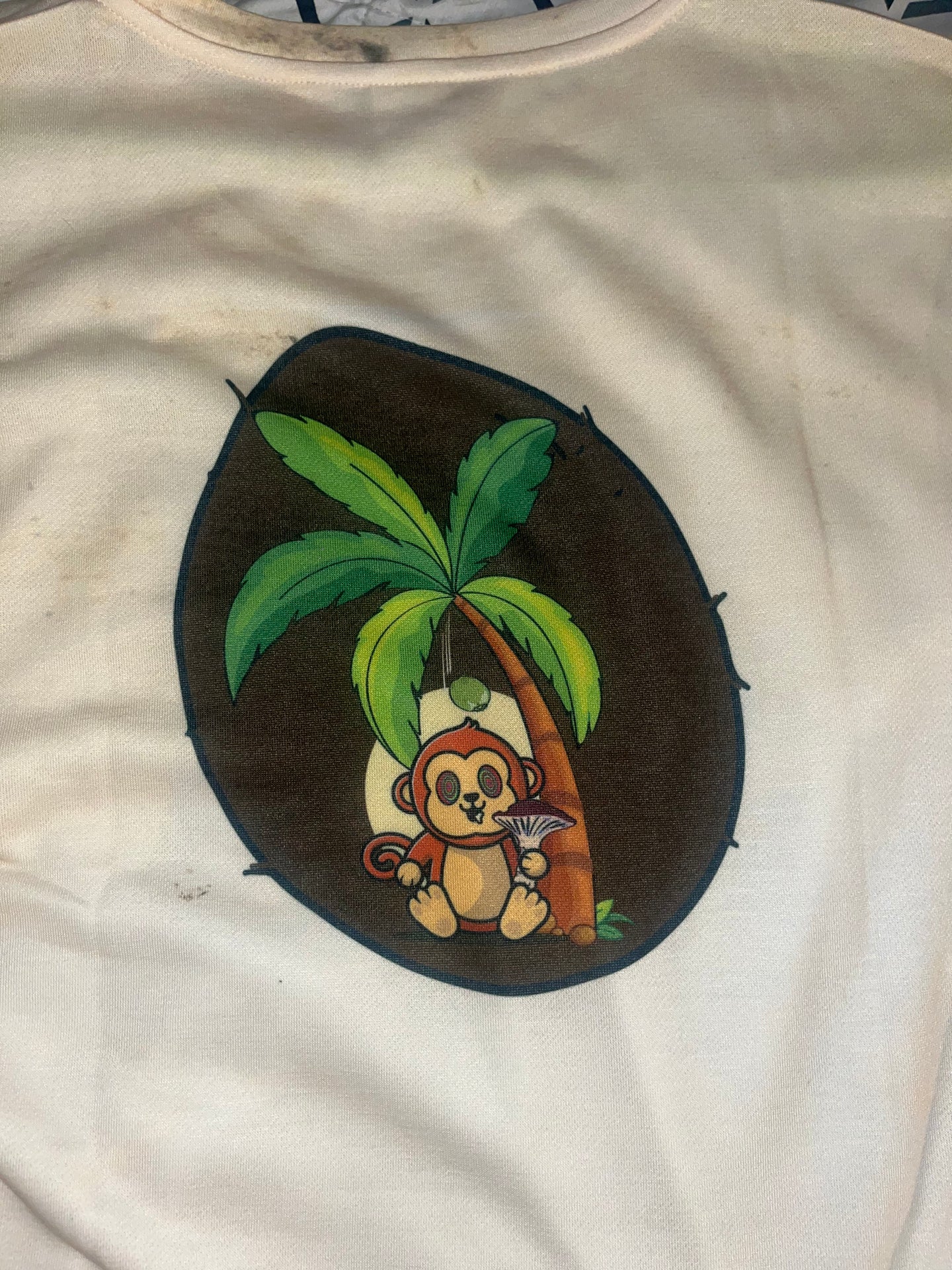 Wavy Tee Monkey Trippin Balls